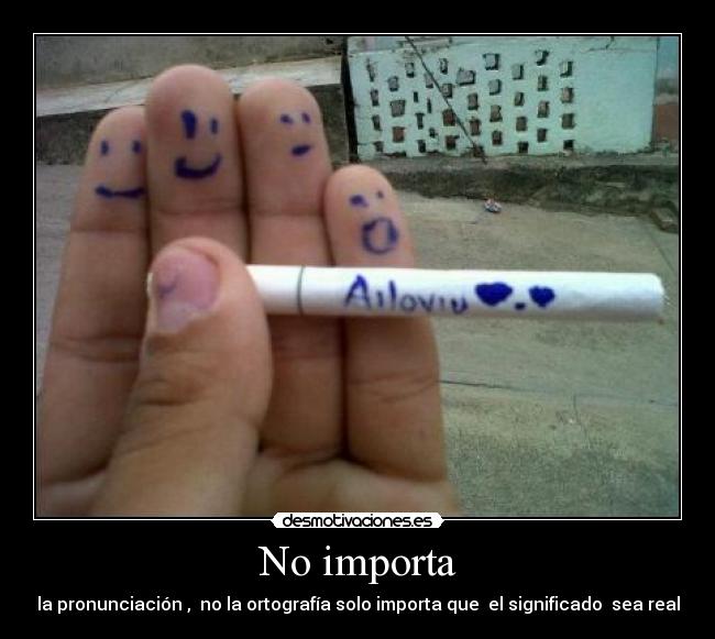 No importa - 