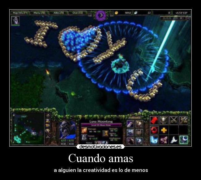 Cuando amas - a alguien la creatividad es lo de menos