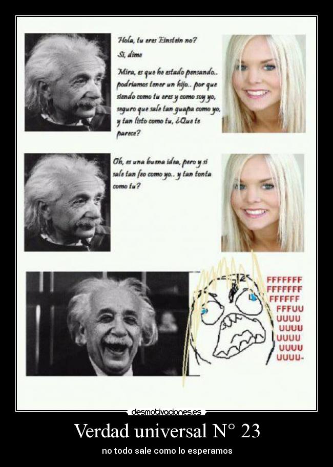 Verdad universal N° 23 - no todo sale como lo esperamos