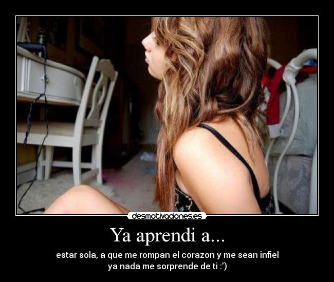 Ya aprendi a... -