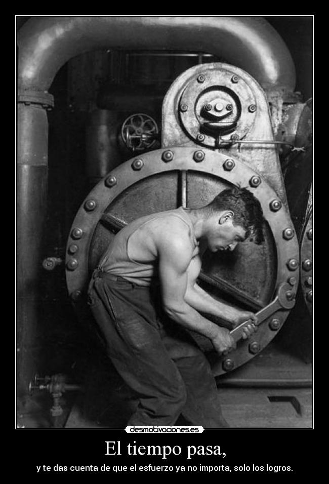 El tiempo pasa, -