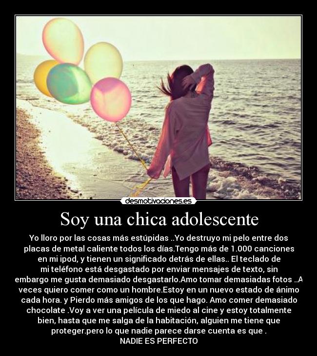 Soy una chica adolescente - 