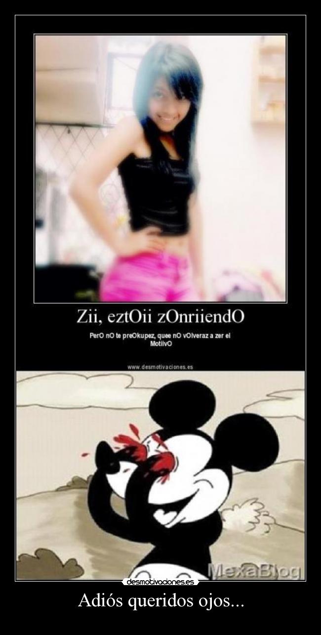 Adiós queridos ojos... - 