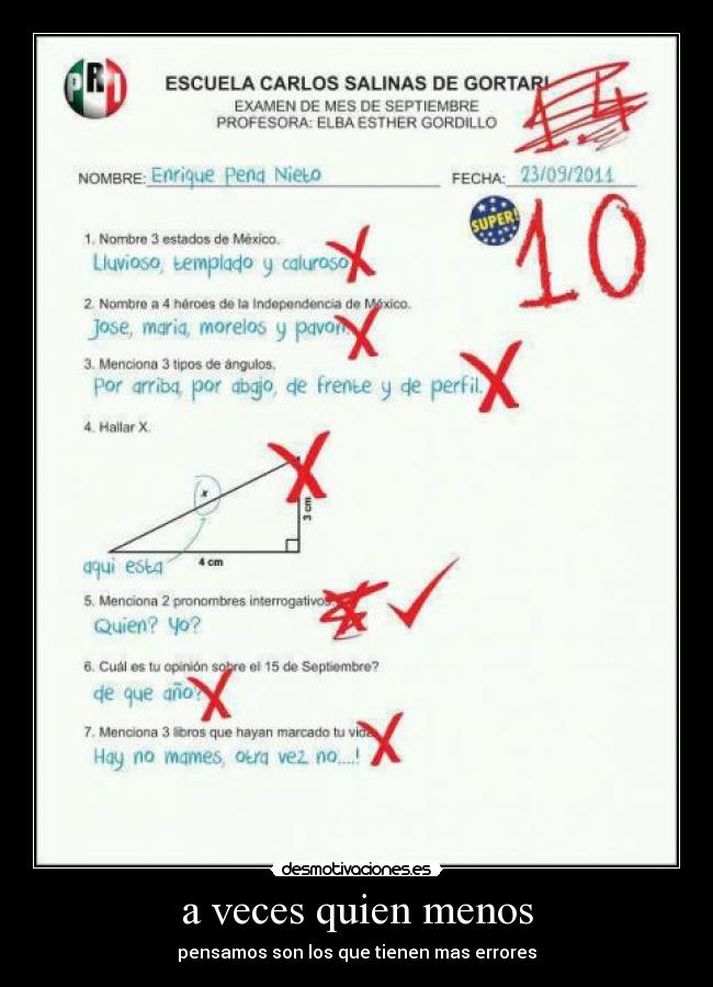 a veces quien menos -