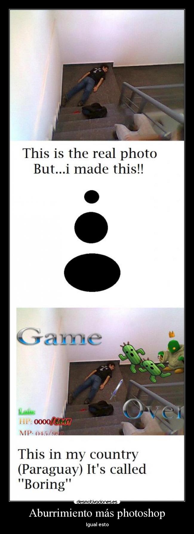 Aburrimiento más photoshop - 