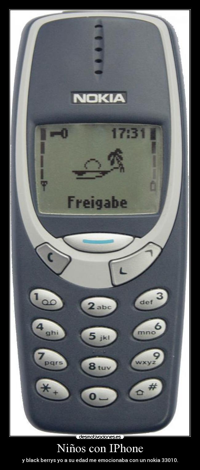 Niños con IPhone -