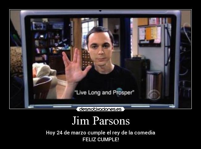 Jim Parsons - Hoy 24 de marzo cumple el rey de la comedia
FELIZ CUMPLE!