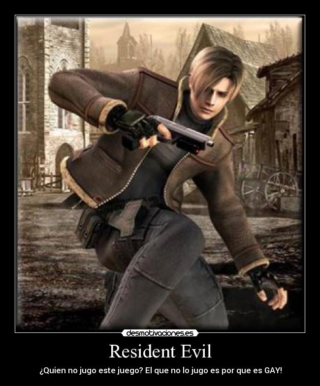 Resident Evil - ¿Quien no jugo este juego? El que no lo jugo es por que es GAY!