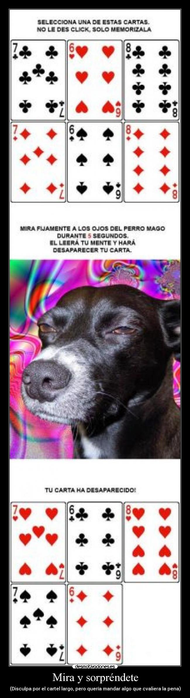 Mira y sorpréndete - (Disculpa por el cartel largo, pero quería mandar algo que cvaliera la pena)