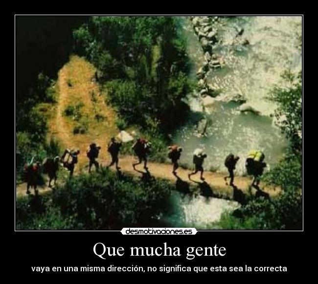 Que mucha gente - 