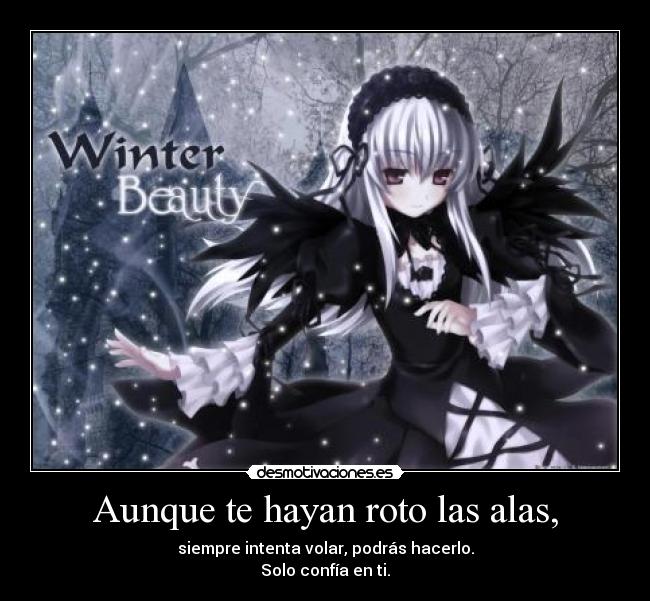 carteles anime rozen maiden suigintou perlithakawai desmotivaciones