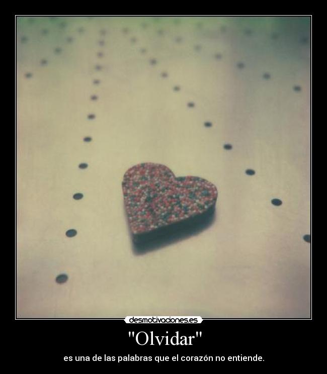 Olvidar -