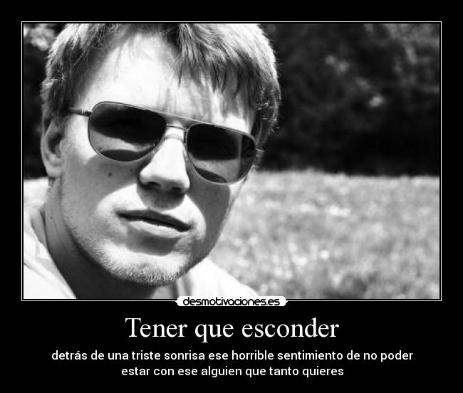 Tener que esconder - 