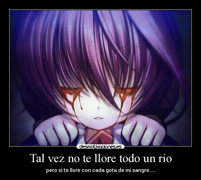 carteles anime gore sad love nigatsu desmotivaciones