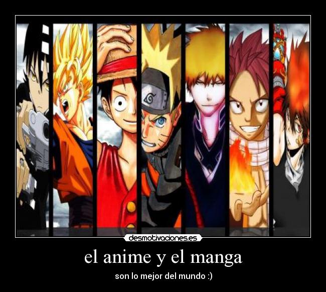 el anime y el manga - 