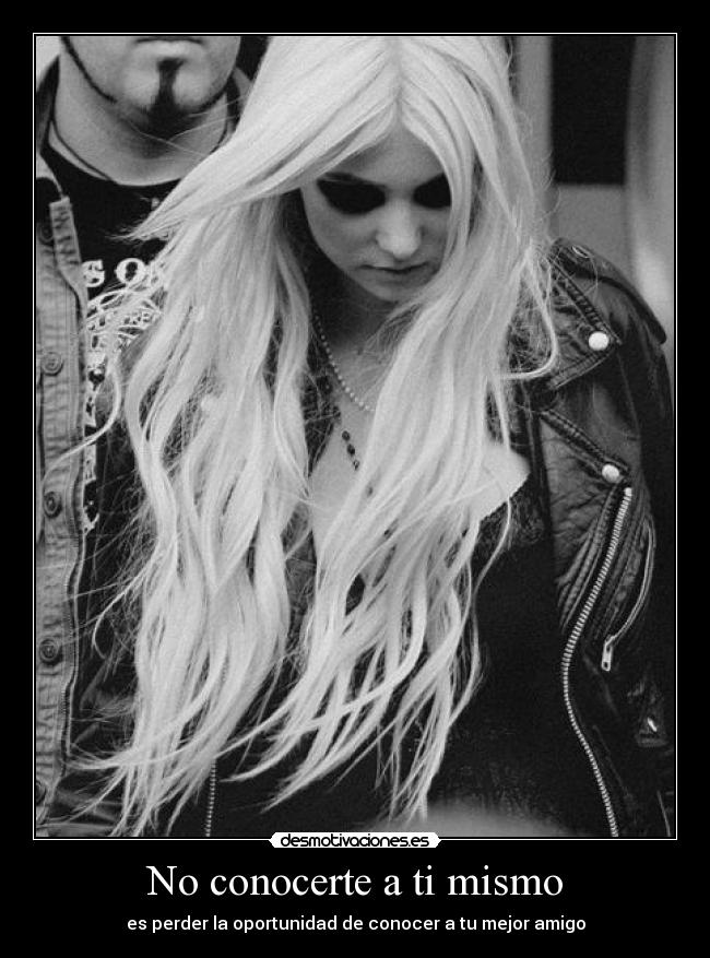 No conocerte a ti mismo -