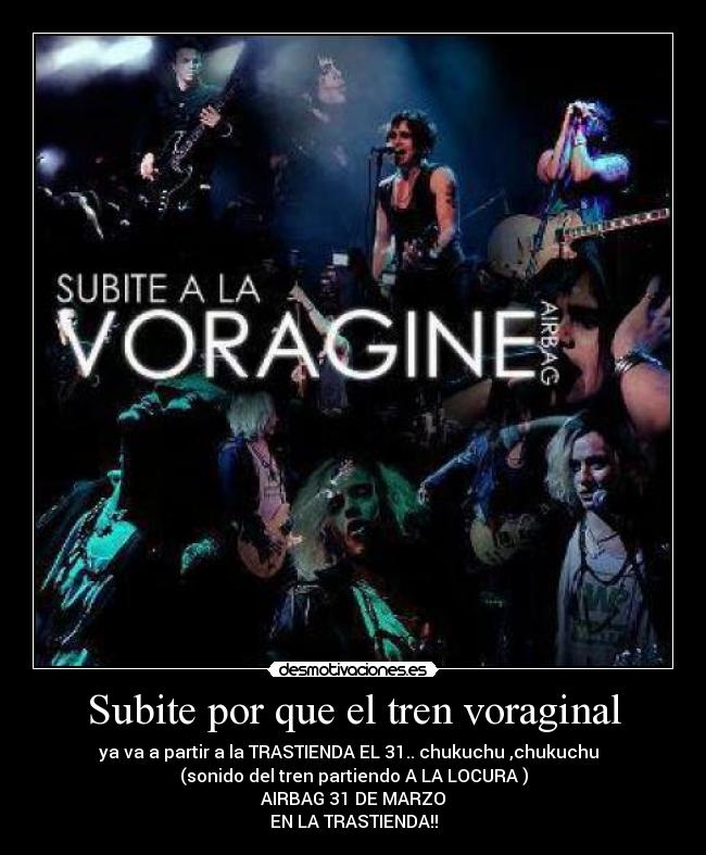 Subite por que el tren voraginal -