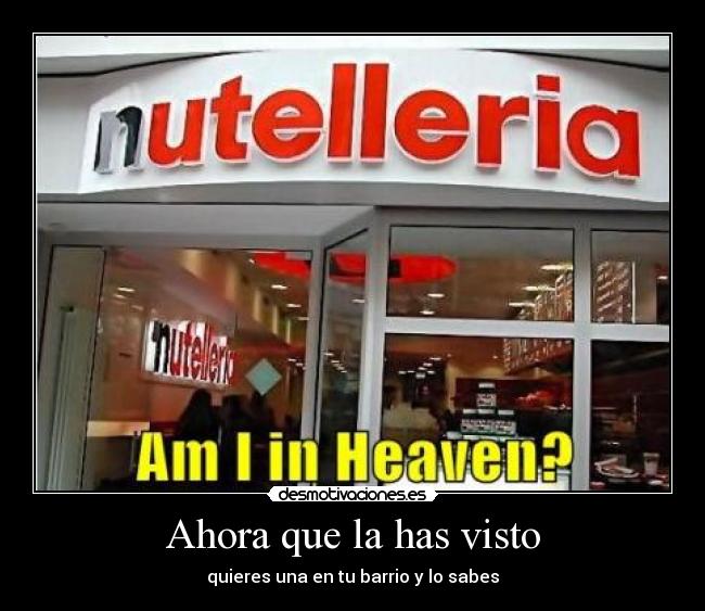 Ahora que la has visto - quieres una en tu barrio y lo sabes