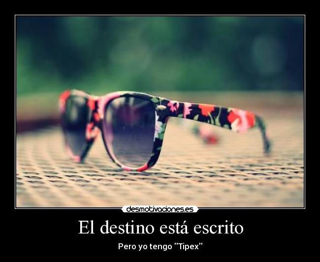 El destino está escrito -