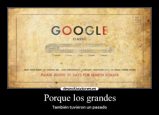 Porque los grandes - 