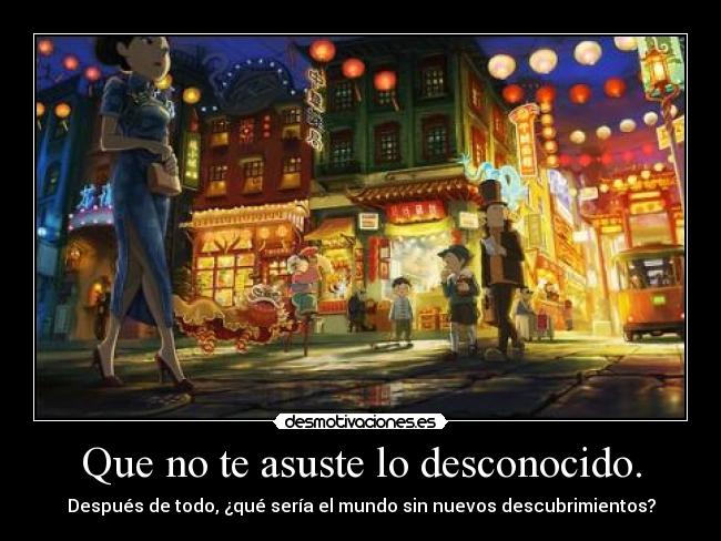 carteles layton luke china town como futuro perdido quiennosabes desmotivaciones