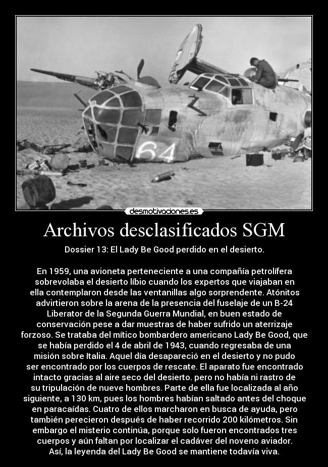 Archivos desclasificados SGM - 