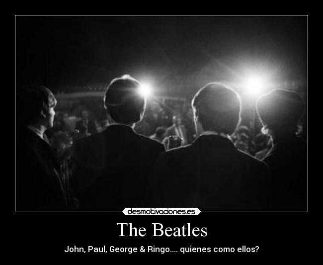carteles the beatles desmotivaciones