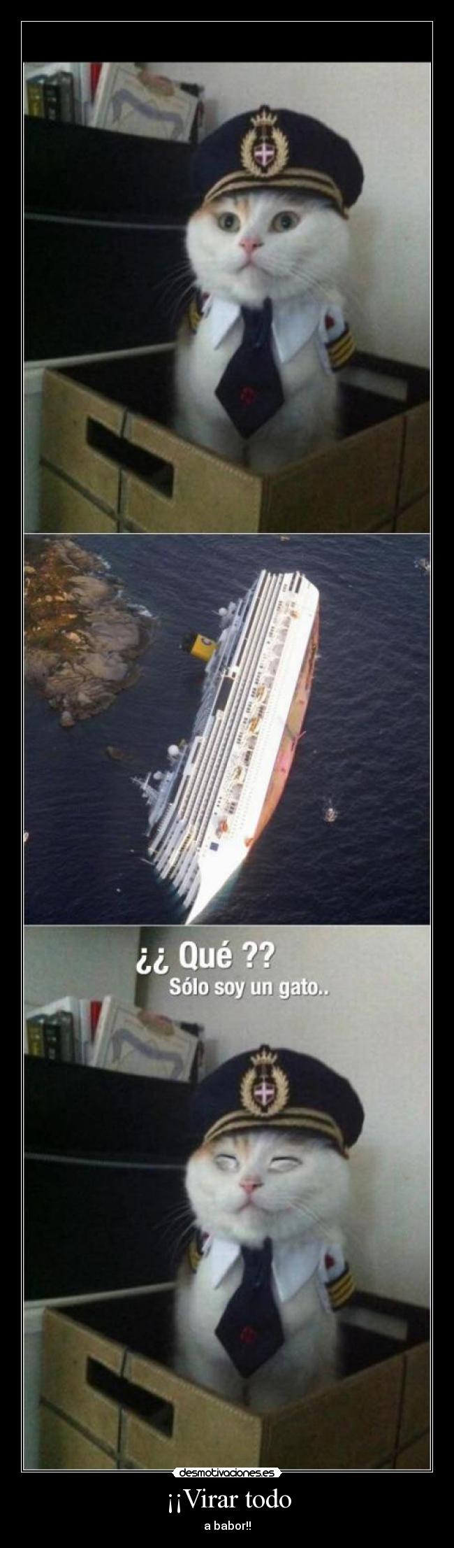 ¡¡Virar todo - a babor!!