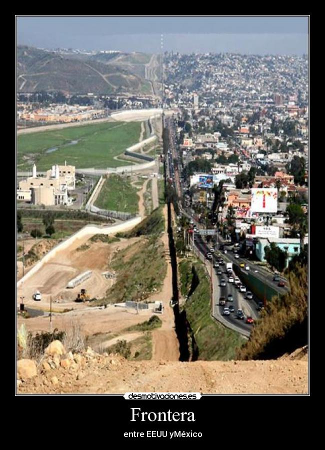 Frontera - entre EEUU yMéxico