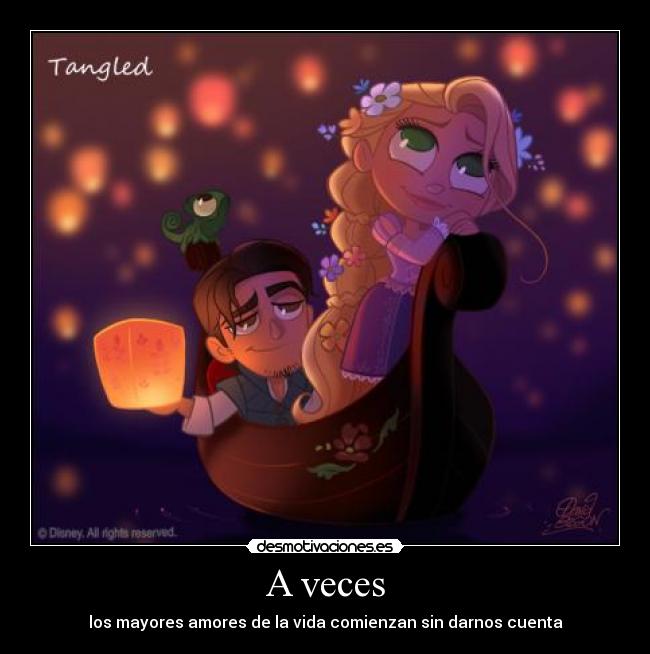 A veces - los mayores amores de la vida comienzan sin darnos cuenta