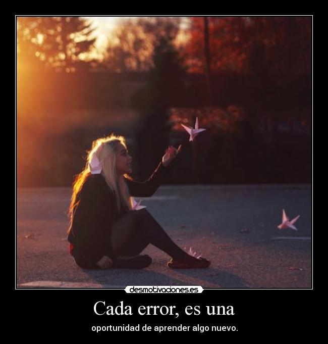 carteles porque los errores aprende desmotivaciones