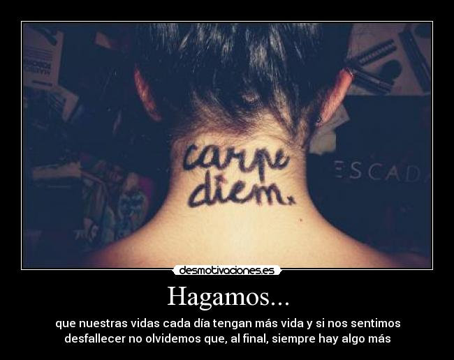 Hagamos... -