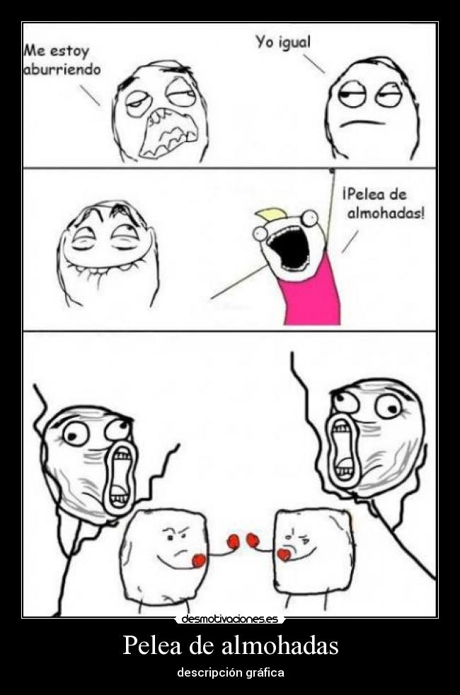 Pelea de almohadas -