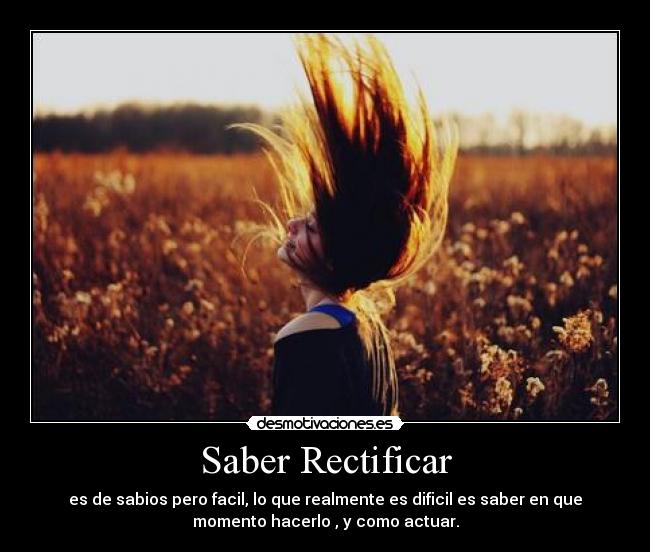 Saber Rectificar -
