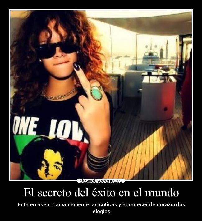 El secreto del éxito en el mundo -