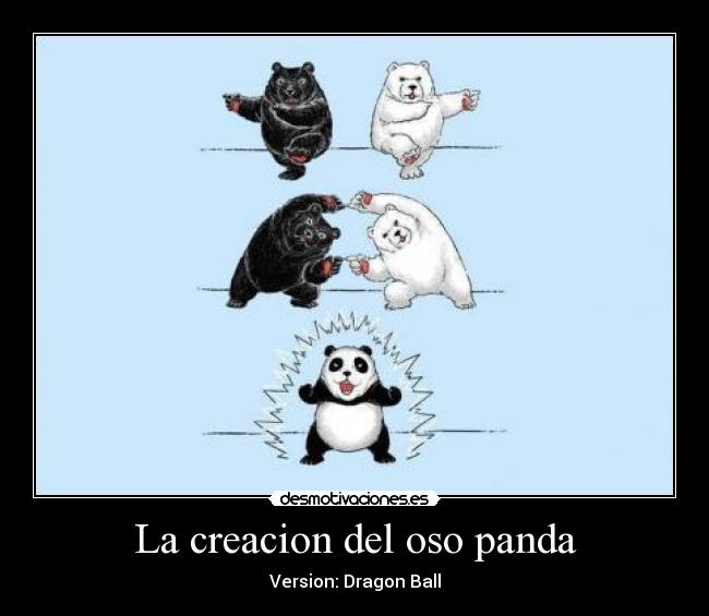 La creacion del oso panda -