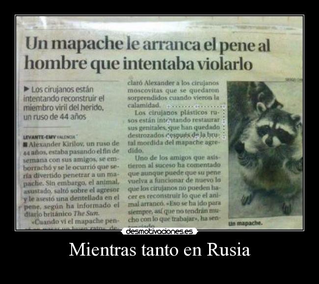 Mientras tanto en Rusia - 