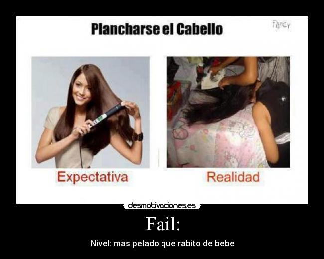 Fail: - Nivel: mas pelado que rabito de bebe