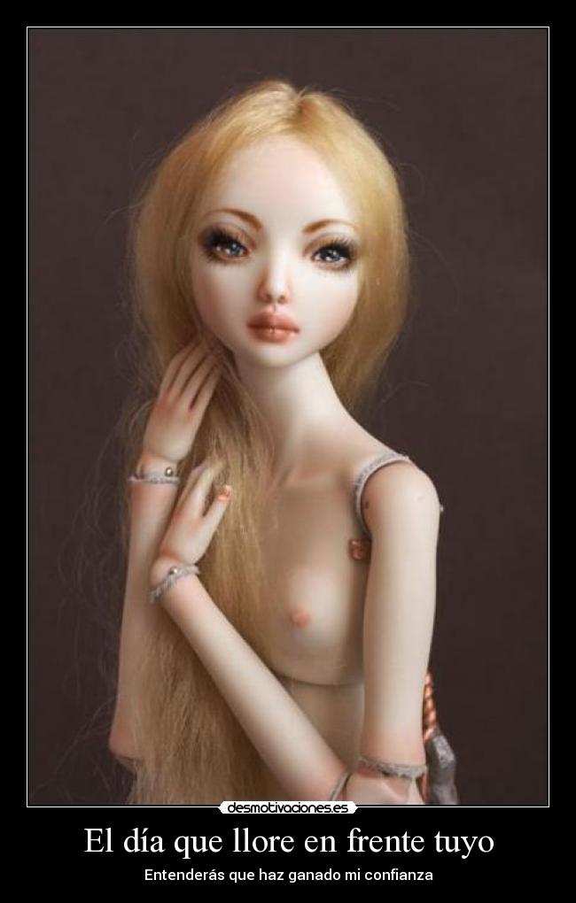 El día que llore en frente tuyo - Entenderás que haz ganado mi confianza