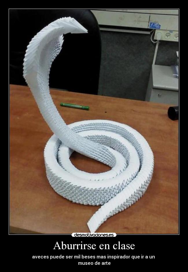 Aburrirse en clase -