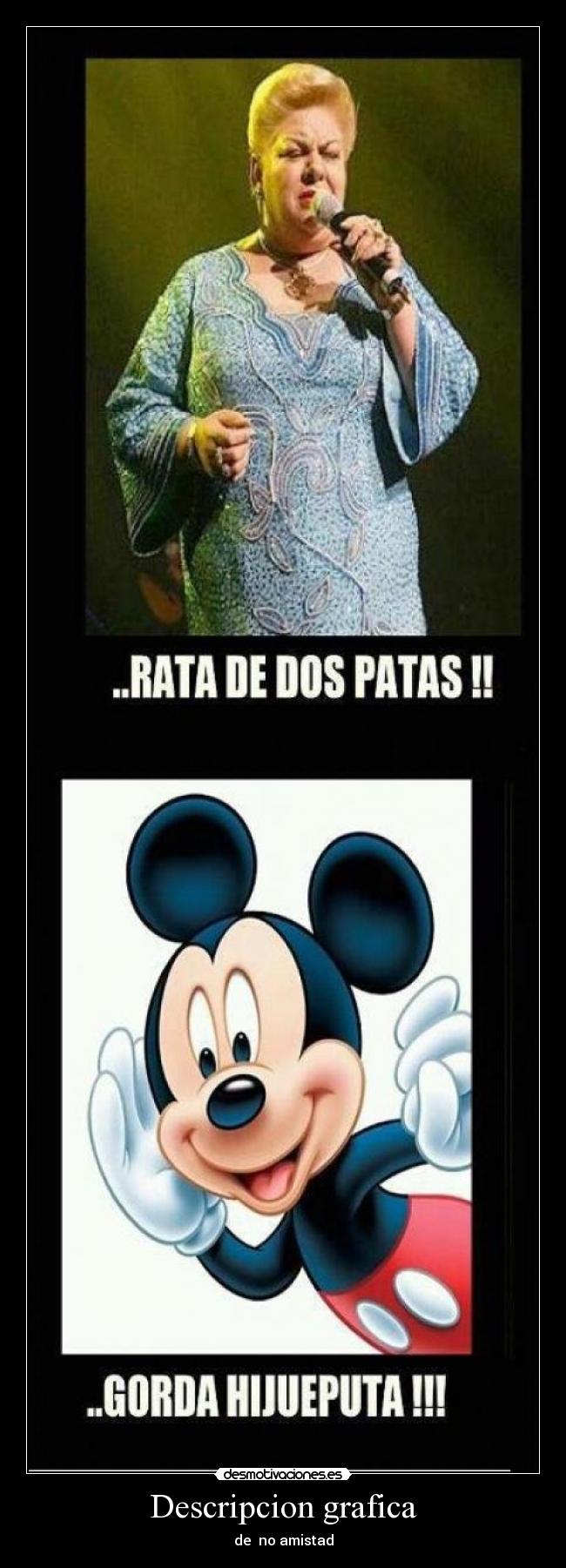 Descripcion grafica - de no amistad