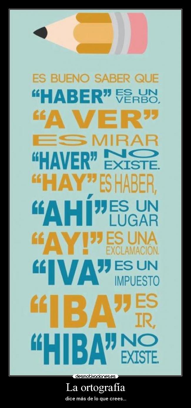 La ortografía - 