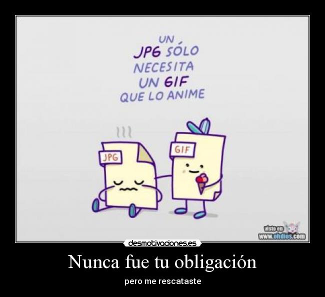 Nunca fue tu obligación - 