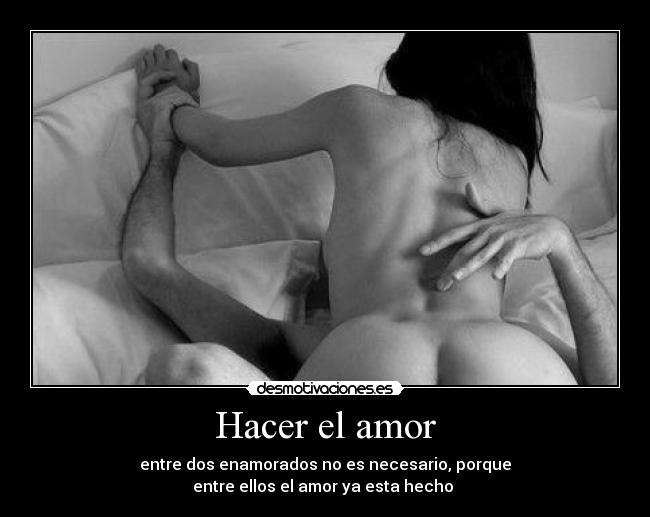 Hacer el amor - 