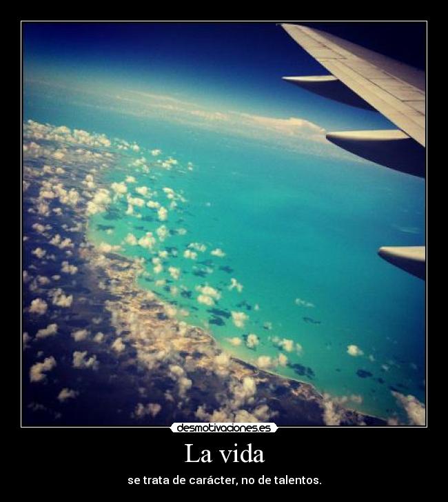 carteles vida vida talentos caracter desmotivaciones