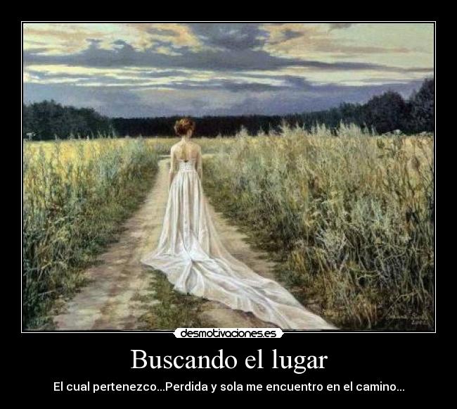 Buscando el lugar -