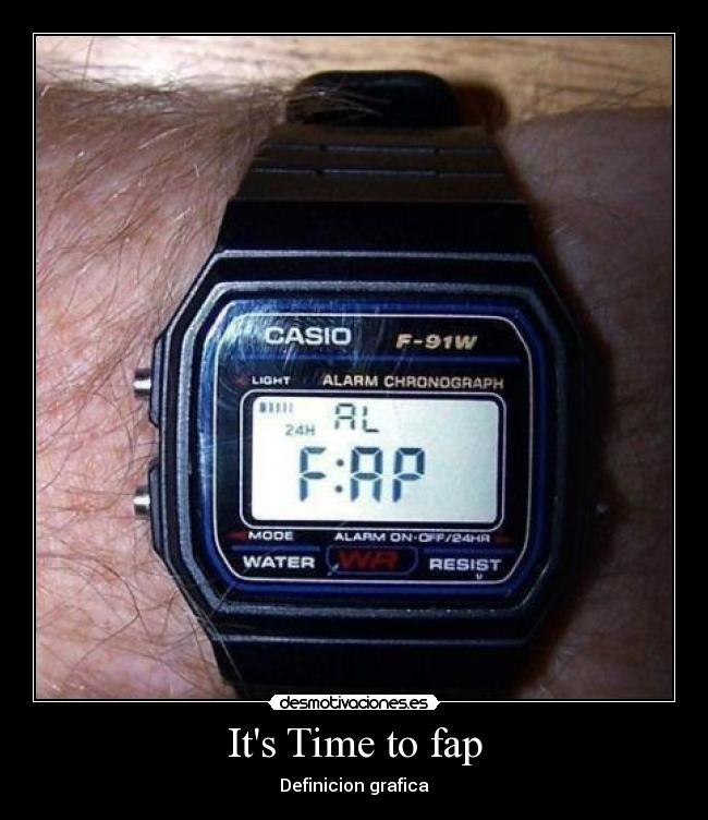 Its Time to fap - Definicion grafica