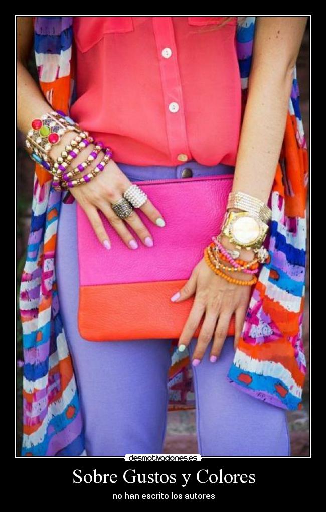 Sobre Gustos y Colores -