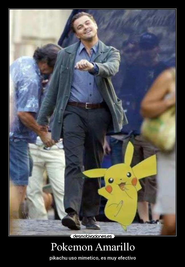 Pokemon Amarillo - pikachu uso mimetico, es muy efectivo