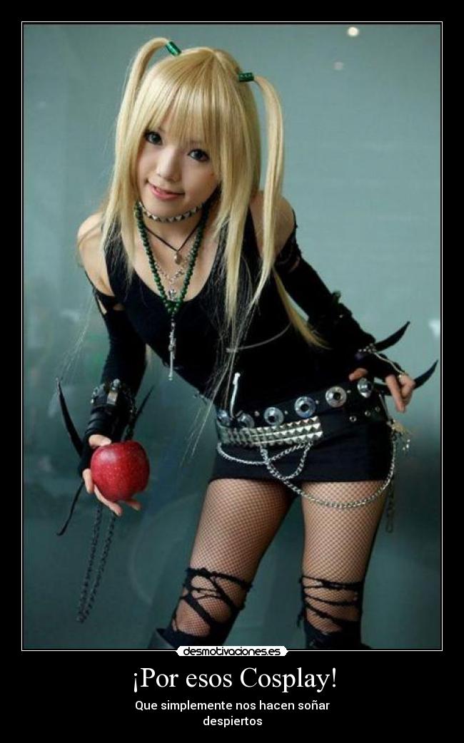 carteles cosplay anime death note desmotivaciones